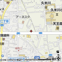 トヨタレンタリース多摩東村山駅前店周辺の地図