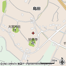 千葉県八千代市島田209周辺の地図