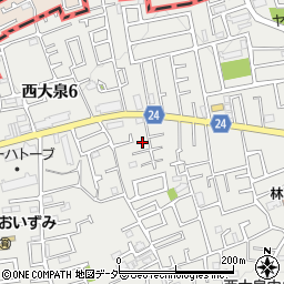 東京都練馬区西大泉5丁目8-15周辺の地図