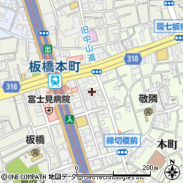 東京都板橋区本町35周辺の地図