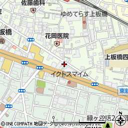 うさちゃんクリーニング　上板橋店周辺の地図