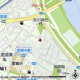 東京都足立区宮城1丁目32-17周辺の地図