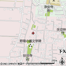 千葉県松戸市下矢切373周辺の地図