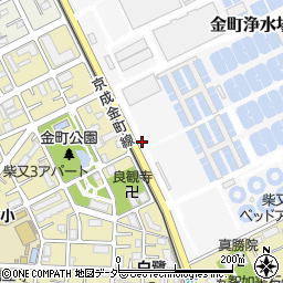 王子金町江戸川線周辺の地図