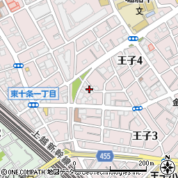 東京都北区王子4丁目1-6周辺の地図