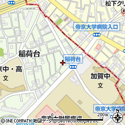 東京都板橋区稲荷台7周辺の地図