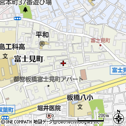 東京都板橋区富士見町15周辺の地図