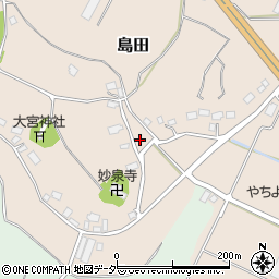 千葉県八千代市島田215周辺の地図