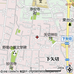 千葉県松戸市下矢切342周辺の地図
