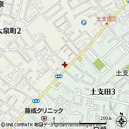 練馬大泉二郵便局 ＡＴＭ周辺の地図