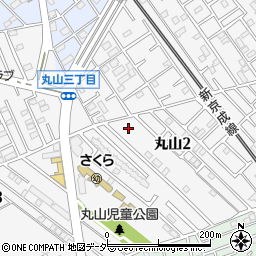 千葉県鎌ケ谷市丸山周辺の地図