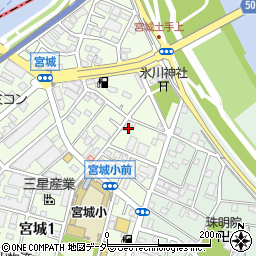 東京都足立区宮城1丁目32-10周辺の地図