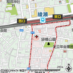 スマイルホテル東京綾瀬駅前周辺の地図