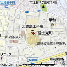 東京都板橋区富士見町28周辺の地図