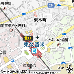 総本家 唐とん 東久留米店周辺の地図