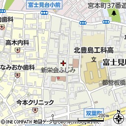 東京都板橋区富士見町34周辺の地図