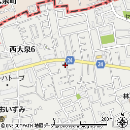 東京都練馬区西大泉5丁目8-13周辺の地図