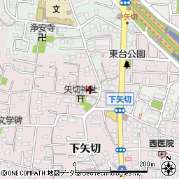 千葉県松戸市下矢切304周辺の地図