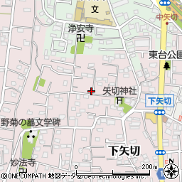 千葉県松戸市下矢切345周辺の地図