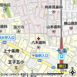 東京田事周辺の地図