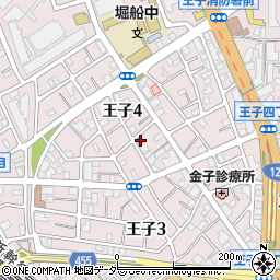 東京都北区王子4丁目14-6周辺の地図