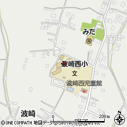 神栖市立波崎西小学校周辺の地図