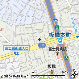 東京都板橋区大和町20周辺の地図