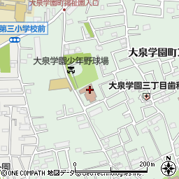 練馬区　大泉学園町福祉園周辺の地図