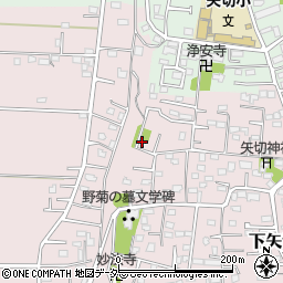 千葉県松戸市下矢切372周辺の地図