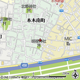 東京都足立区本木南町11周辺の地図