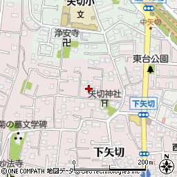 千葉県松戸市下矢切326周辺の地図