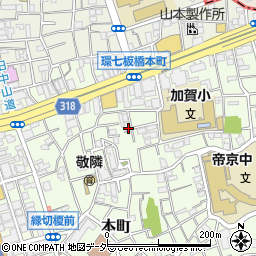 東京都板橋区本町9周辺の地図