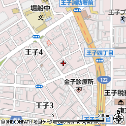 東京都北区王子4丁目15-7周辺の地図