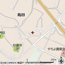 千葉県八千代市島田245周辺の地図