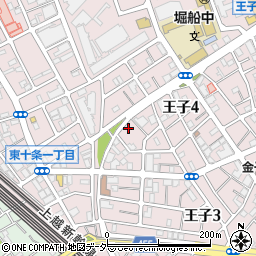 東京都北区王子4丁目4-2周辺の地図