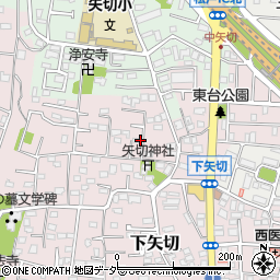 千葉県松戸市下矢切323周辺の地図