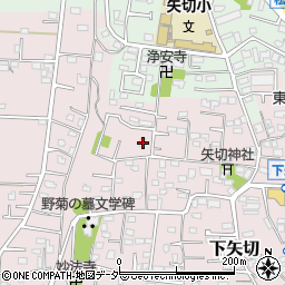 千葉県松戸市下矢切352周辺の地図