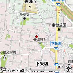千葉県松戸市下矢切324周辺の地図