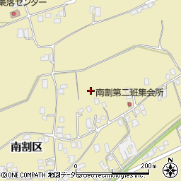 長野県上伊那郡宮田村南割区周辺の地図