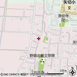 千葉県松戸市下矢切590周辺の地図