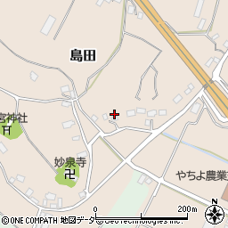 千葉県八千代市島田240周辺の地図
