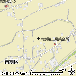 長野県宮田村（上伊那郡）南割区周辺の地図