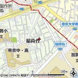 東京都板橋区稲荷台5周辺の地図