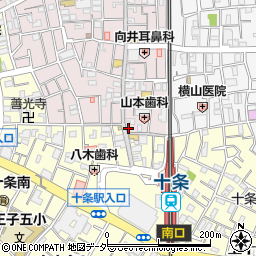 ハウス・トゥ・ハウス・ネットサービス株式会社　十条店周辺の地図