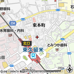 ぷち緒慕路周辺の地図