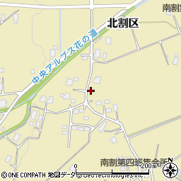 長野県上伊那郡宮田村南割区2794周辺の地図