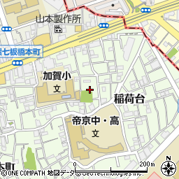 東京都板橋区稲荷台24周辺の地図