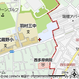 東京都羽村市川崎周辺の地図