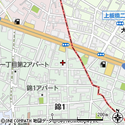 ガラス屋さん２４　東京都・練馬区店周辺の地図
