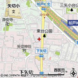 千葉県松戸市下矢切40周辺の地図